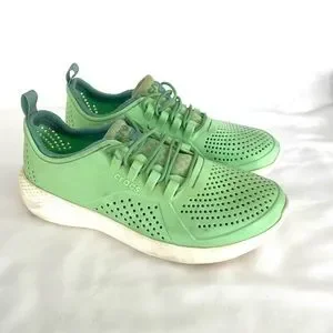 CROCS Shoes Crocs Literide Pacer K Girls Us Size J2 Mint White